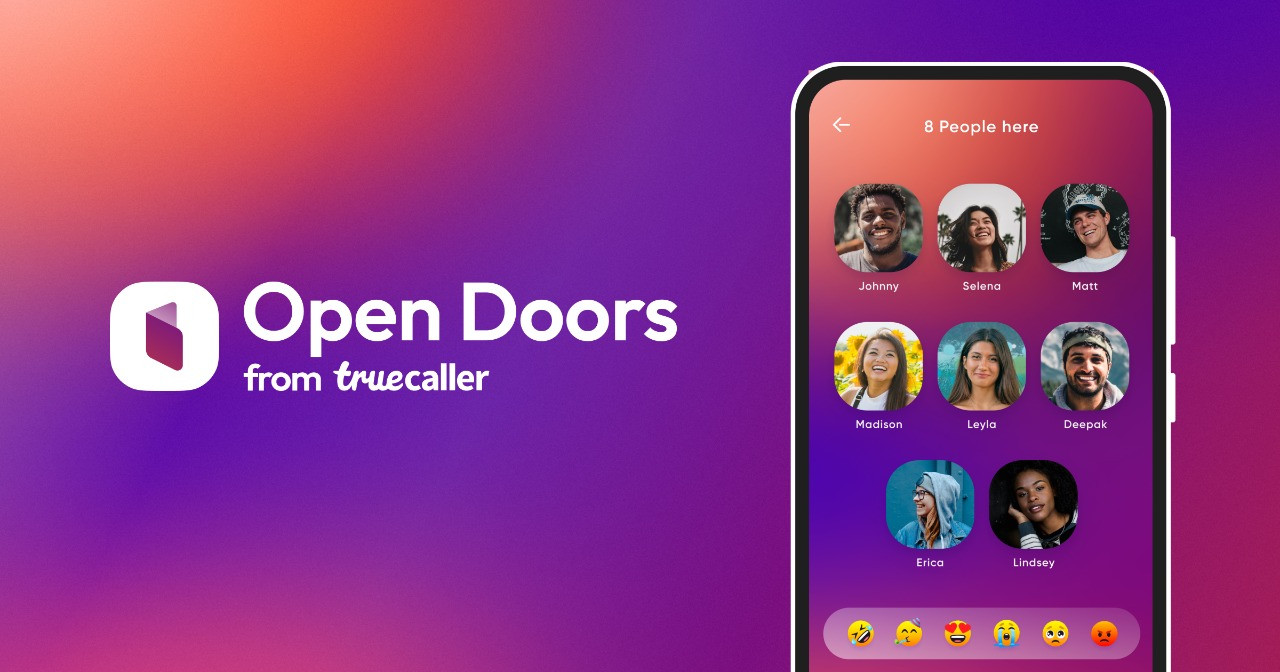 Open Doors, layanan telepon audio dari True Caller